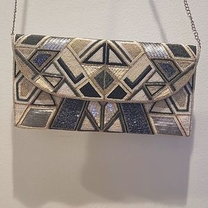Fancy sequence hand bag (brand new never used)